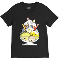 Dont Worry Eat Ice Cream Hipster V-neck Tee | Artistshot