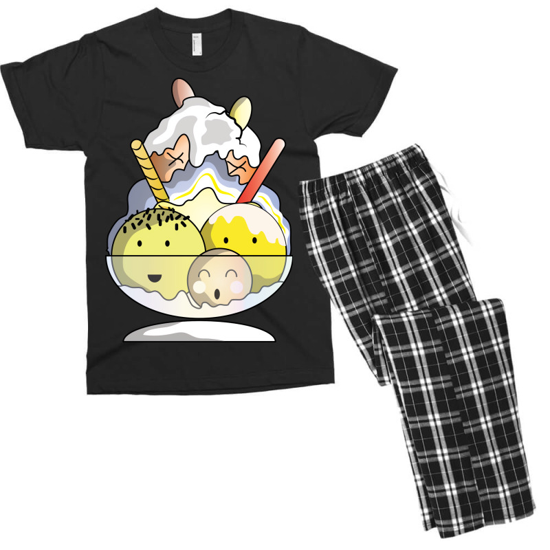 Dont Worry Eat Ice Cream Hipster Men's T-shirt Pajama Set | Artistshot