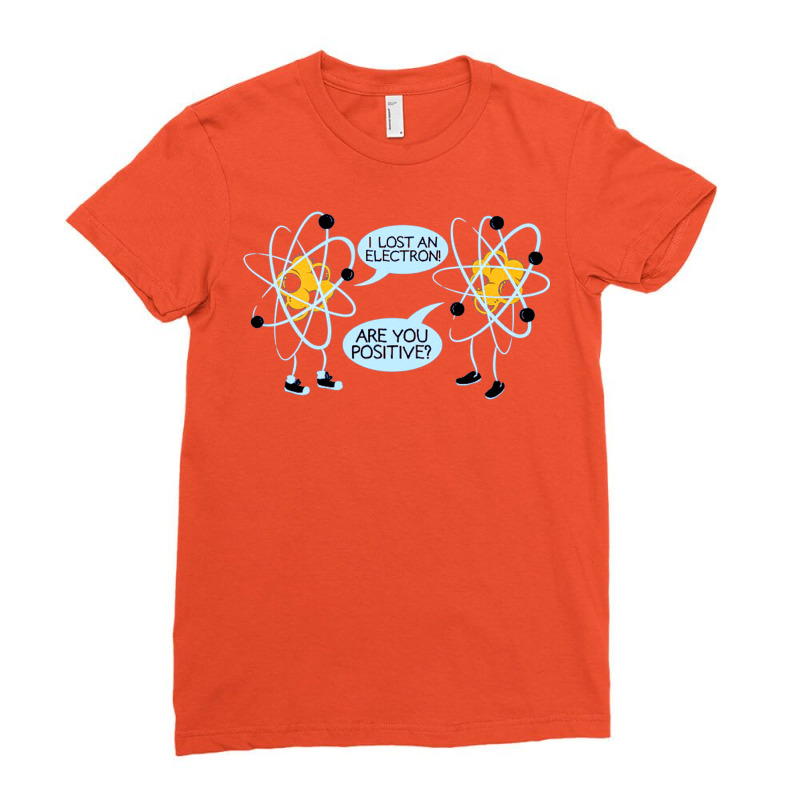 Electrons   Geek7 Ladies Fitted T-Shirt by walusebilap | Artistshot