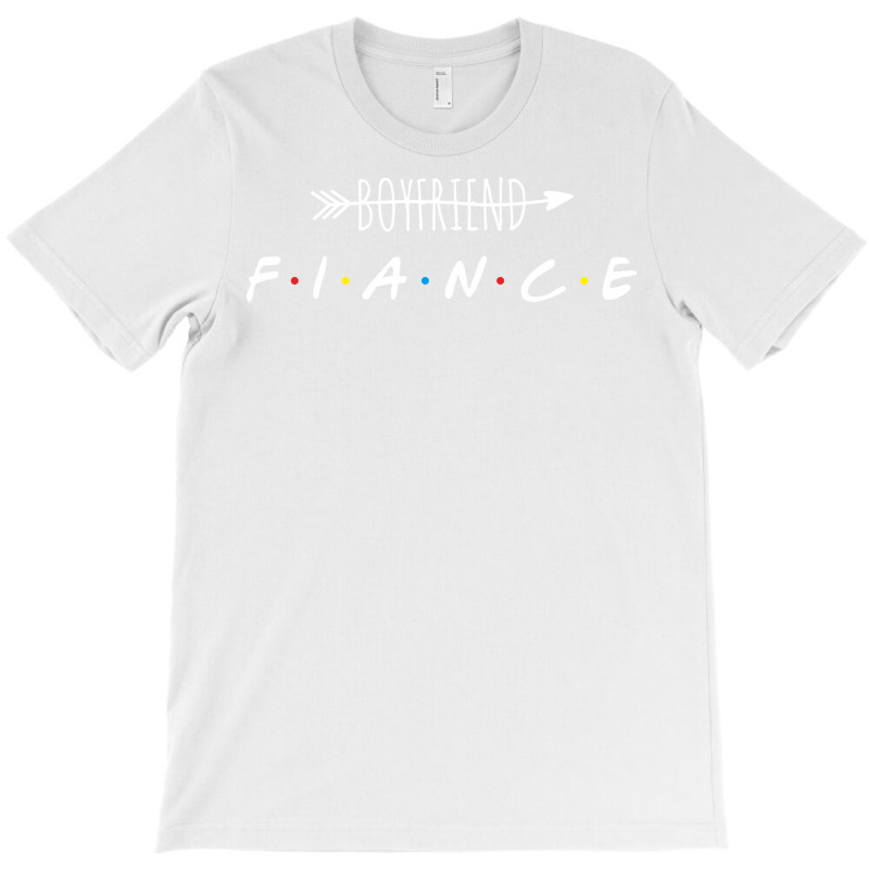 Boyfriend No Fiance Yes Blue T-shirt | Artistshot