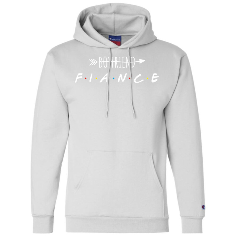 Boyfriend No Fiance Yes Blue Champion Hoodie | Artistshot