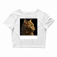 Mechanical Cat Robot Cat Humor Crop Top | Artistshot