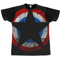 Patriot   Distressed Star Graphic T-shirt | Artistshot