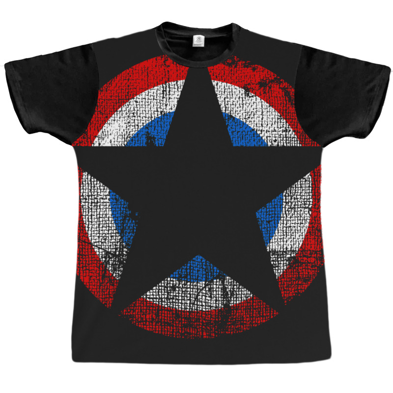 Patriot   Distressed Star Graphic T-shirt | Artistshot