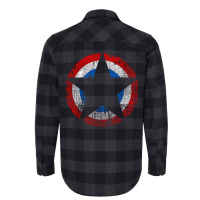 Patriot   Distressed Star Flannel Shirt | Artistshot