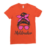 Machining Messy Bun Moldmaker Machinist Summer Ladies Fitted T-shirt | Artistshot