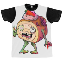 Strawberry Ice Cream Dessert Zombie Quote Graphic T-shirt | Artistshot