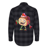 Strawberry Ice Cream Dessert Zombie Quote Flannel Shirt | Artistshot