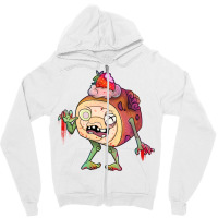 Strawberry Ice Cream Dessert Zombie Quote Zipper Hoodie | Artistshot