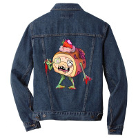 Strawberry Ice Cream Dessert Zombie Quote Men Denim Jacket | Artistshot