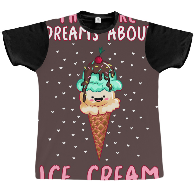 This Girl Dreams About Ice Cream Tumblr Graphic T-shirt by shabnajianxiq | Artistshot