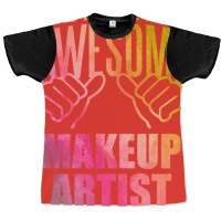 Makeup Artist Travel Graphic T-shirt | Artistshot