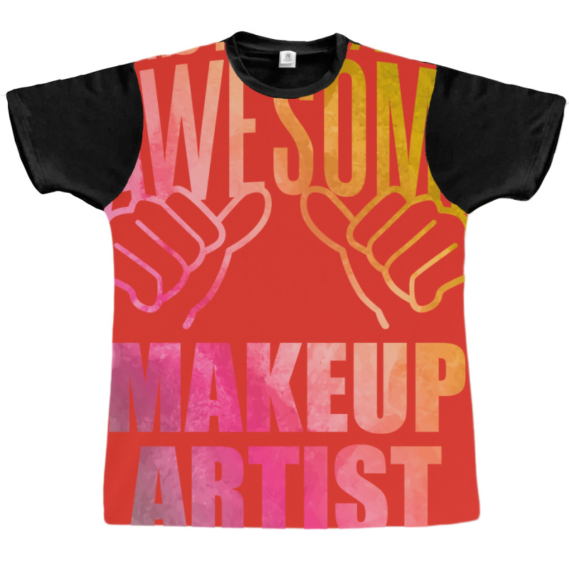 Makeup Artist Travel Graphic T-shirt | Artistshot