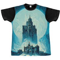 Castle Of Ice Graphic T-shirt | Artistshot