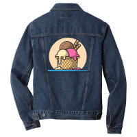 Ice Cream Scoop Nostalgia Men Denim Jacket | Artistshot