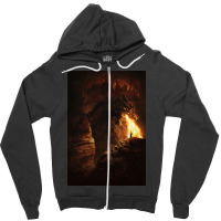 Dragon's Cave   Dragon Riders Zipper Hoodie | Artistshot