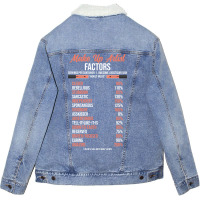 Make Up Artist Factors Daily Value Make Green Unisex Sherpa-lined Denim Jacket | Artistshot