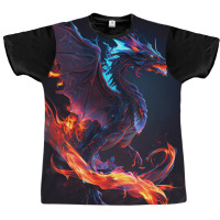 Fantasy Dragons And Mystical Creatures 9 Graphic T-shirt | Artistshot