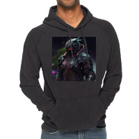 Szeva Smart Black Robots Vintage Hoodie | Artistshot