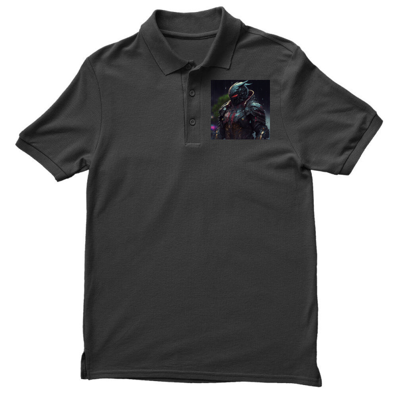 Szeva Smart Black Robots Men's Polo Shirt by Haven Treasures | Artistshot