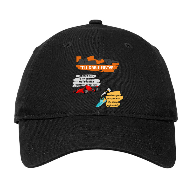 Daniel Ricciardo Quotes Adjustable Cap by ArlanWegener | Artistshot