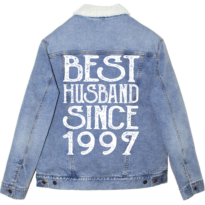 Best Husband Since 1997 Summer Unisex Sherpa-lined Denim Jacket | Artistshot