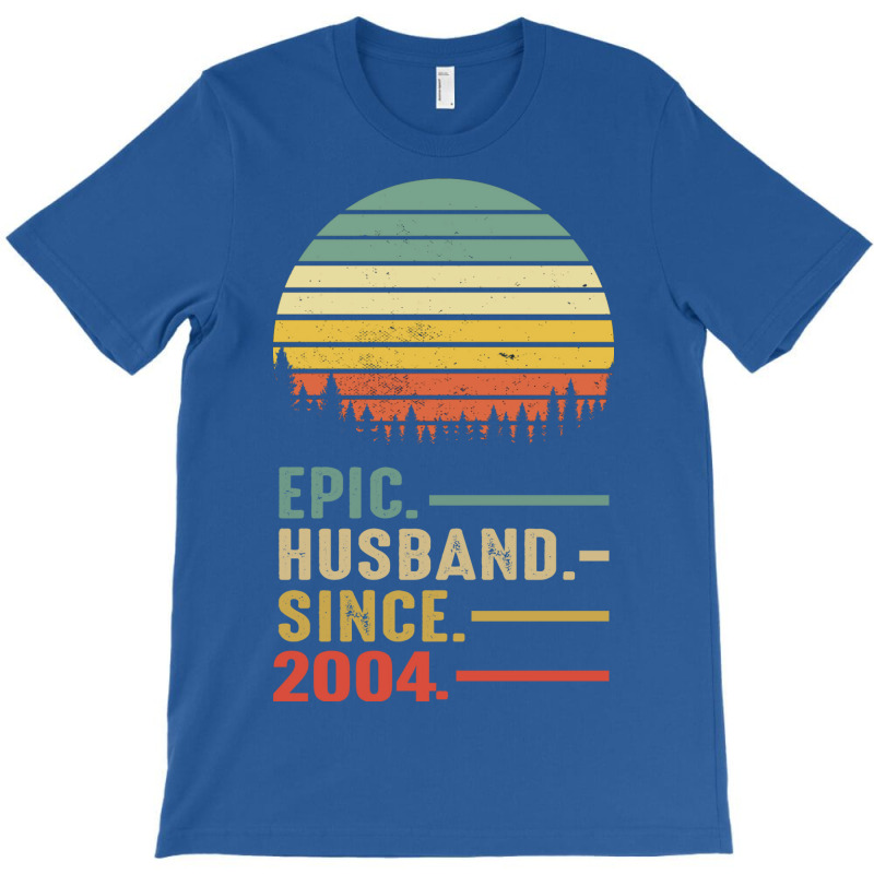 Epic Husband Since 2004 Vintage Retro 17 Years Mar T-shirt | Artistshot