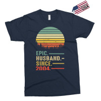 Epic Husband Since 2004 Vintage Retro 17 Years Mar Exclusive T-shirt | Artistshot