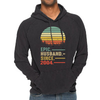 Epic Husband Since 2004 Vintage Retro 17 Years Mar Vintage Hoodie | Artistshot