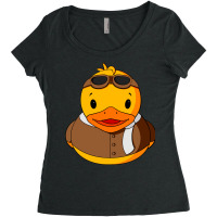 Aviator Rubber Duck Music Women's Triblend Scoop T-shirt | Artistshot