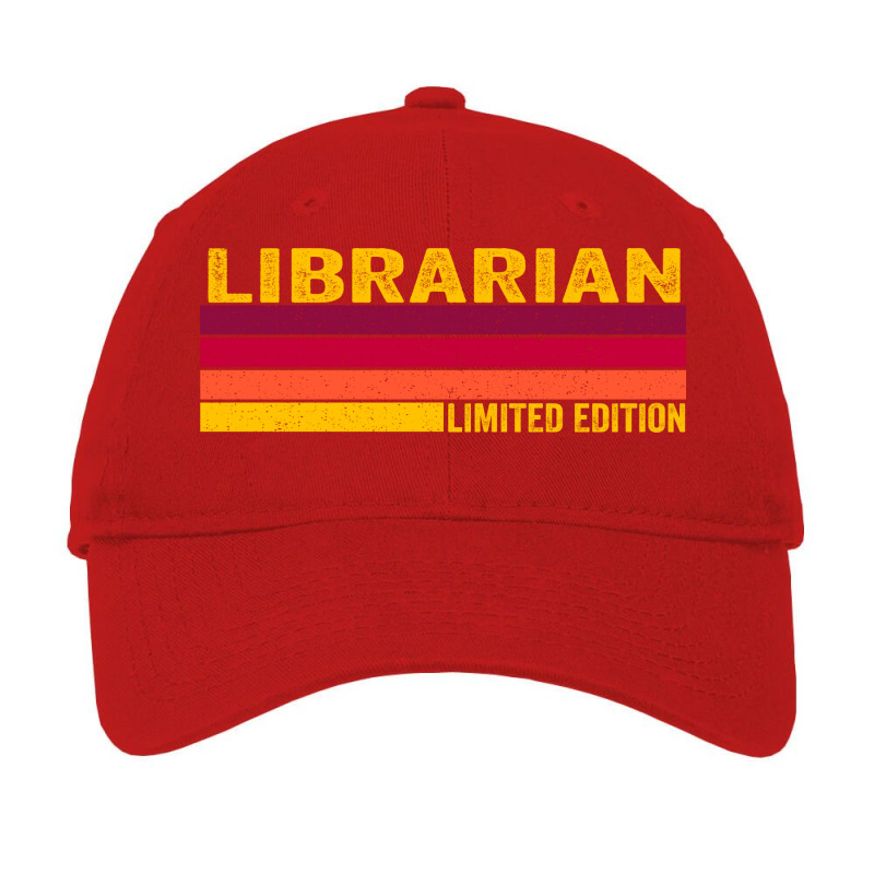 Librarian 80s Retro Vintage Limited Edition Humor Adjustable Cap by tsongofadirk | Artistshot