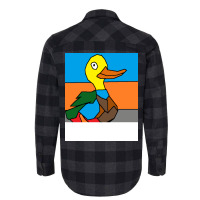 Duck Doing Cute Things Hippie Flannel Shirt | Artistshot