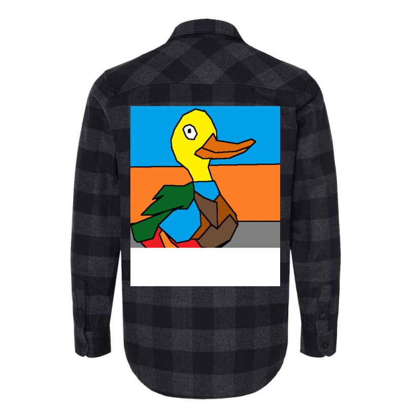 Duck Doing Cute Things Hippie Flannel Shirt | Artistshot