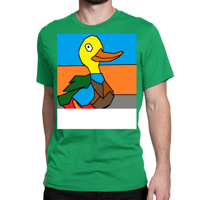 Duck Doing Cute Things Hippie Classic T-shirt | Artistshot