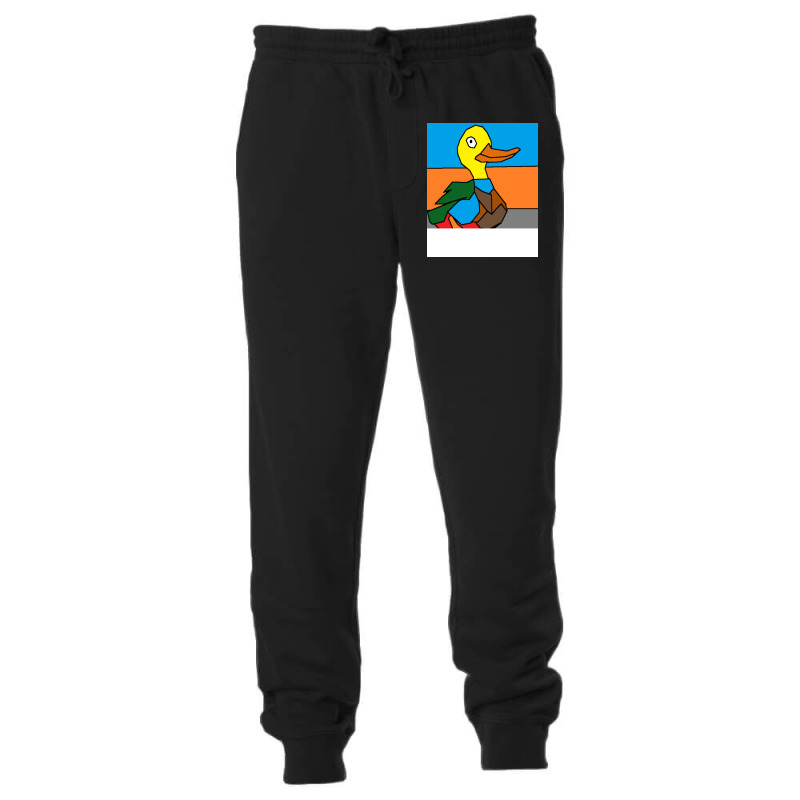 Duck Doing Cute Things Hippie Unisex Jogger | Artistshot