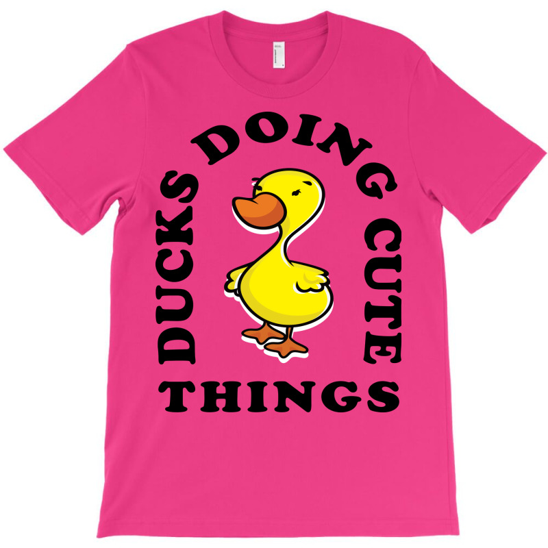 Ducks Doing Cute Things Summer Retro T-Shirt by bonitamella8 | Artistshot