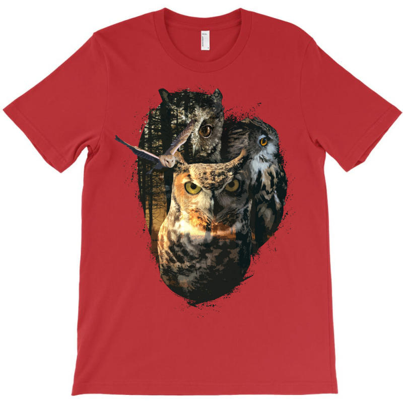 Forest Owl Master Wizzard Magician Funny T-Shirt by anteneteubeld | Artistshot