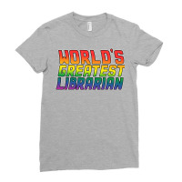 Librarian Job Gifts Design Perfect Present For Mom Ladies Fitted T-shirt | Artistshot