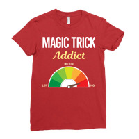 Funny Addict Magic Tricks Stars Ladies Fitted T-shirt | Artistshot