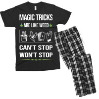 Funny Cant Stop Magic Tricks Quote Men's T-shirt Pajama Set | Artistshot