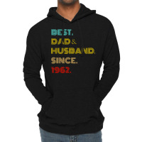 Best Dad Husband Since 1962 Fathers Day Gifts Aest Lightweight Hoodie | Artistshot