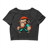 Monkey Master Angry Crop Top | Artistshot