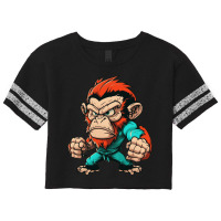 Monkey Master Angry Scorecard Crop Tee | Artistshot