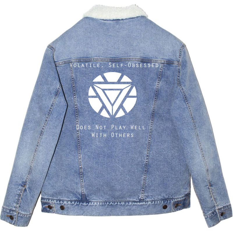 Copy Of Volatile Unisex Sherpa-lined Denim Jacket | Artistshot