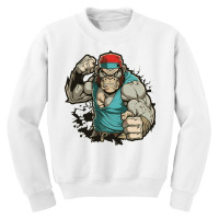 Monkey Master Angry Youth Sweatshirt | Artistshot