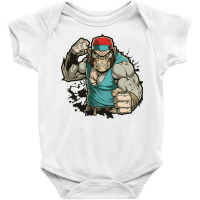 Monkey Master Angry Baby Bodysuit | Artistshot