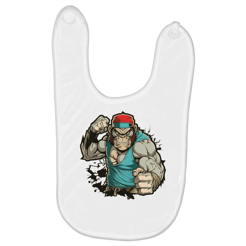 Monkey Master Angry Baby Bibs by Charlottet100 | Artistshot