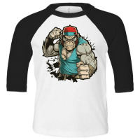 Monkey Master Angry Toddler 3/4 Sleeve Tee | Artistshot