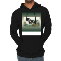 Common Goldeneye Duck Birder Antique Look Birding Lightweight Hoodie | Artistshot