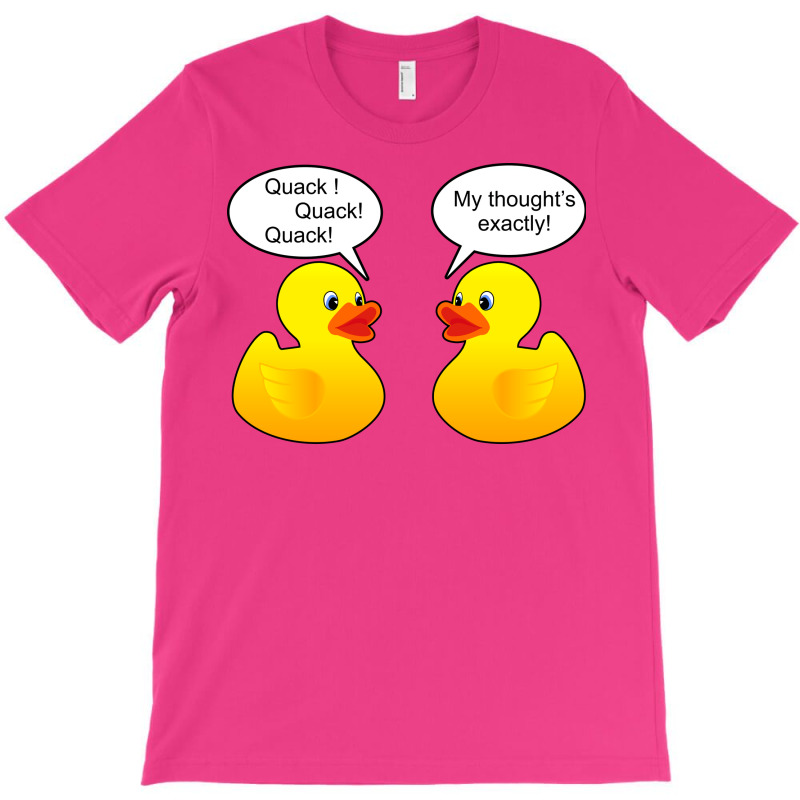 Rubber Ducks Talking Girl T-shirt | Artistshot